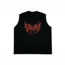 【予約商品】Tribal logo oversized sleeveless